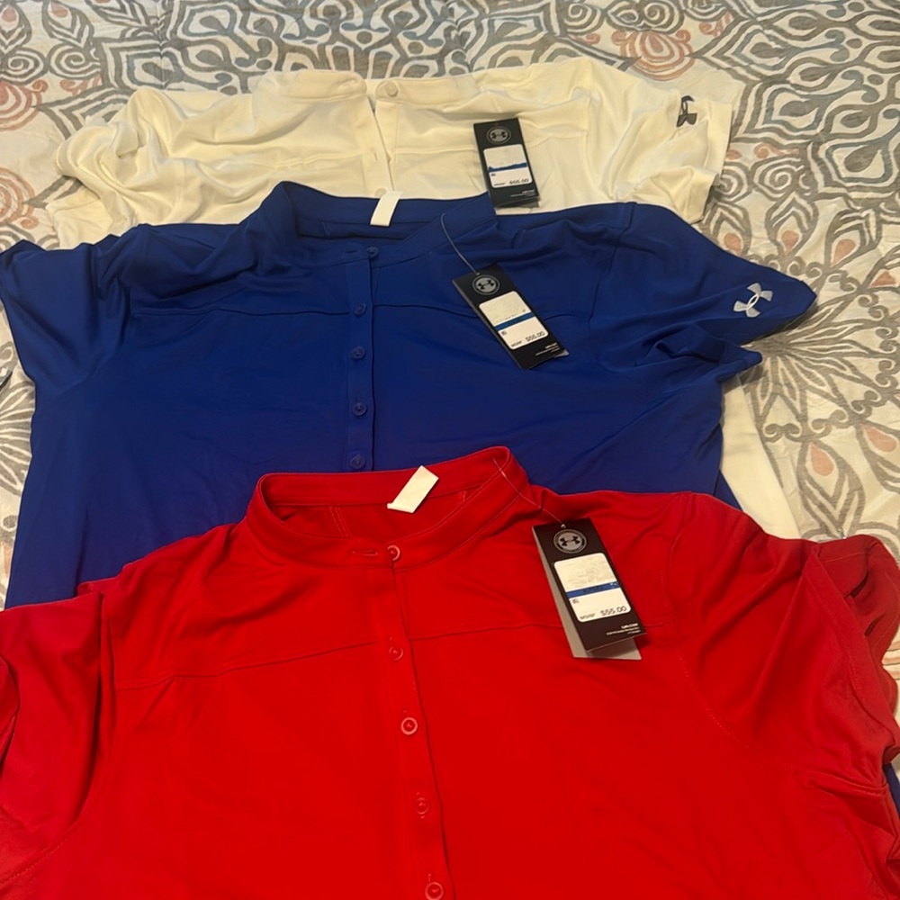 3 Under Armor shirts